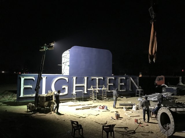 Highest Dual Billboard on Unipole Installed at Eighteen Islamabad