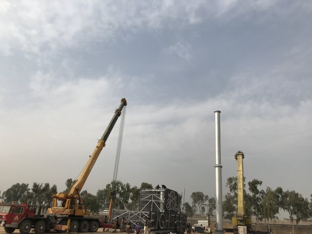 Highest Dual Billboard on Unipole Installed at Eighteen Islamabad