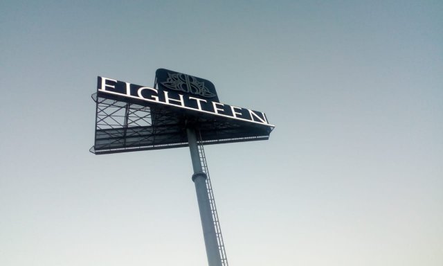 Highest Dual Billboard on Unipole Installed at Eighteen Islamabad