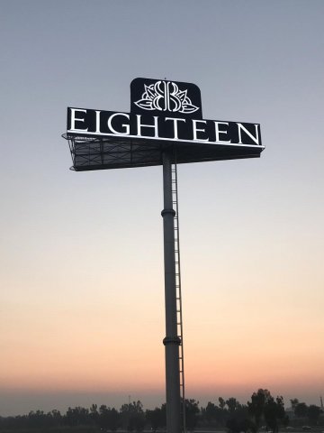 Highest Dual Billboard on Unipole Installed at Eighteen Islamabad